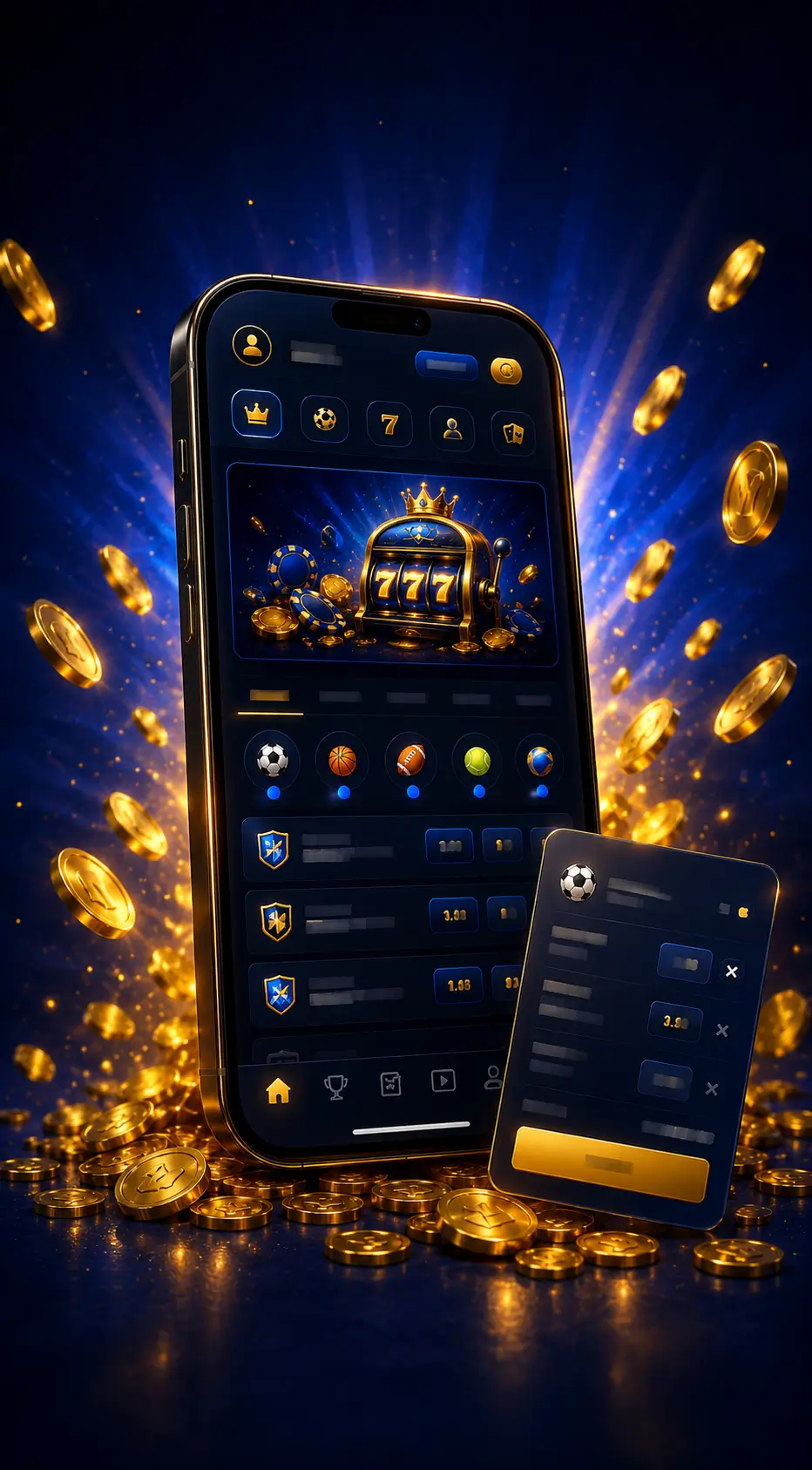 تطبيق TrueWin على هاتف ذكي